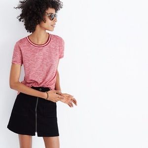 Madewell Red Ringer Cotton Tee